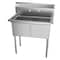 Koolmore 2 Compartment Stainless Steel NSF Commercial Kitchen Prep & Utility Sink SB151512-N3 - alternate 9